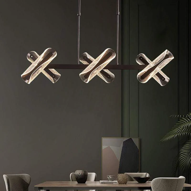 Lustre Design Métal Noir