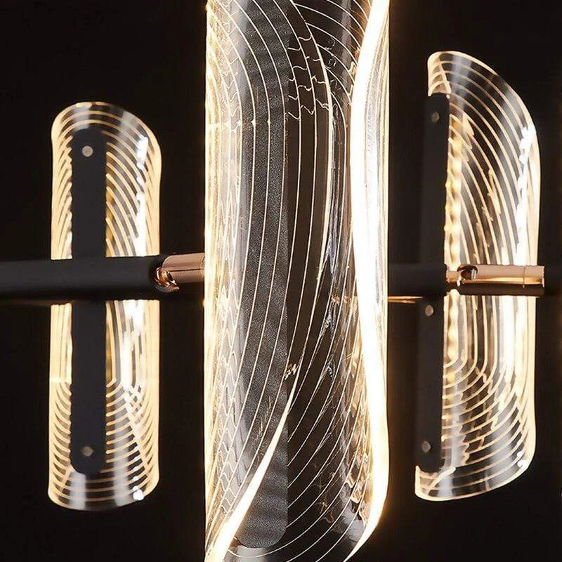 Lustre Design Métal Noir
