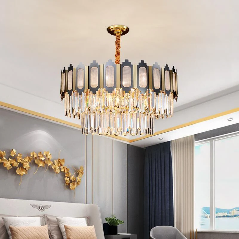 Lustre Chandelier Crystal