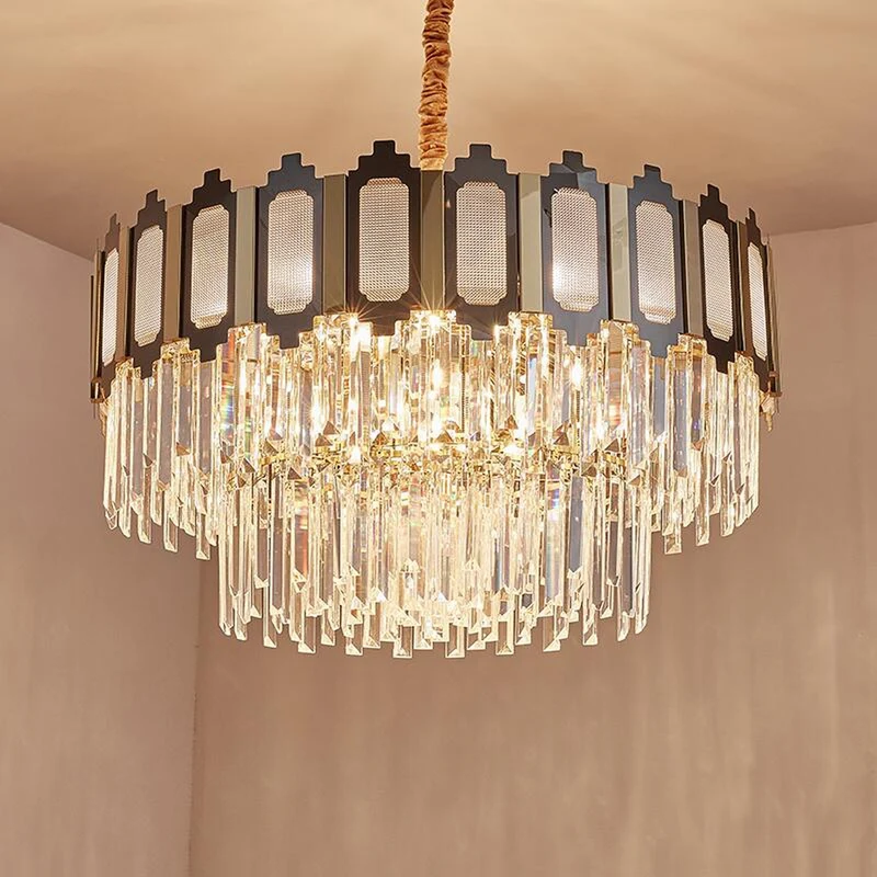 Lustre Chandelier Crystal