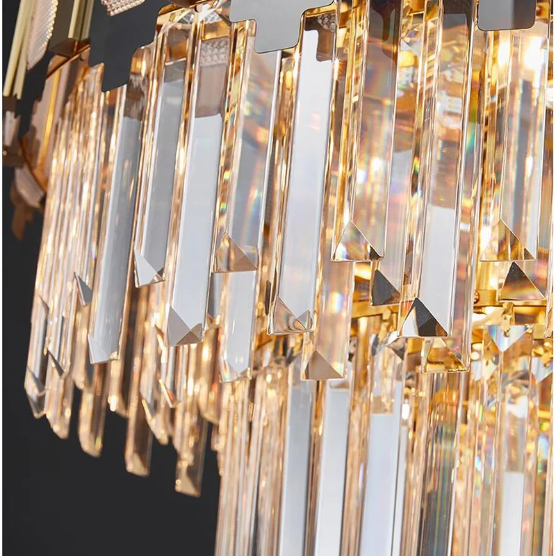 Lustre Chandelier Crystal