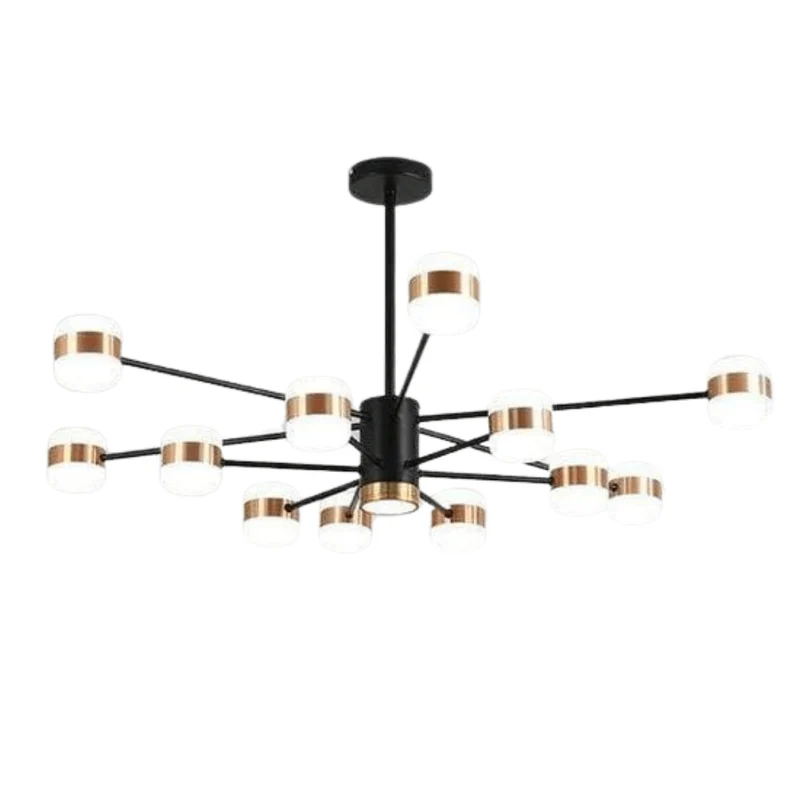 Lustre Design Noir Moderne