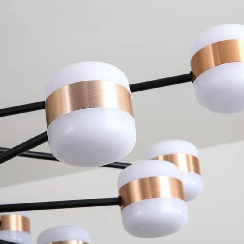 Lustre Design Noir Moderne