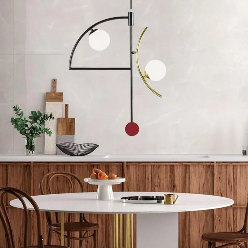 Suspension Luminaire Rouge Cuisine