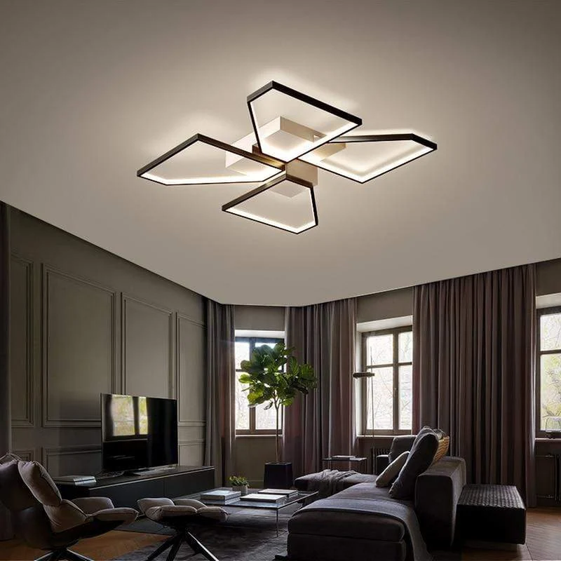 Lustre En Fer Noir