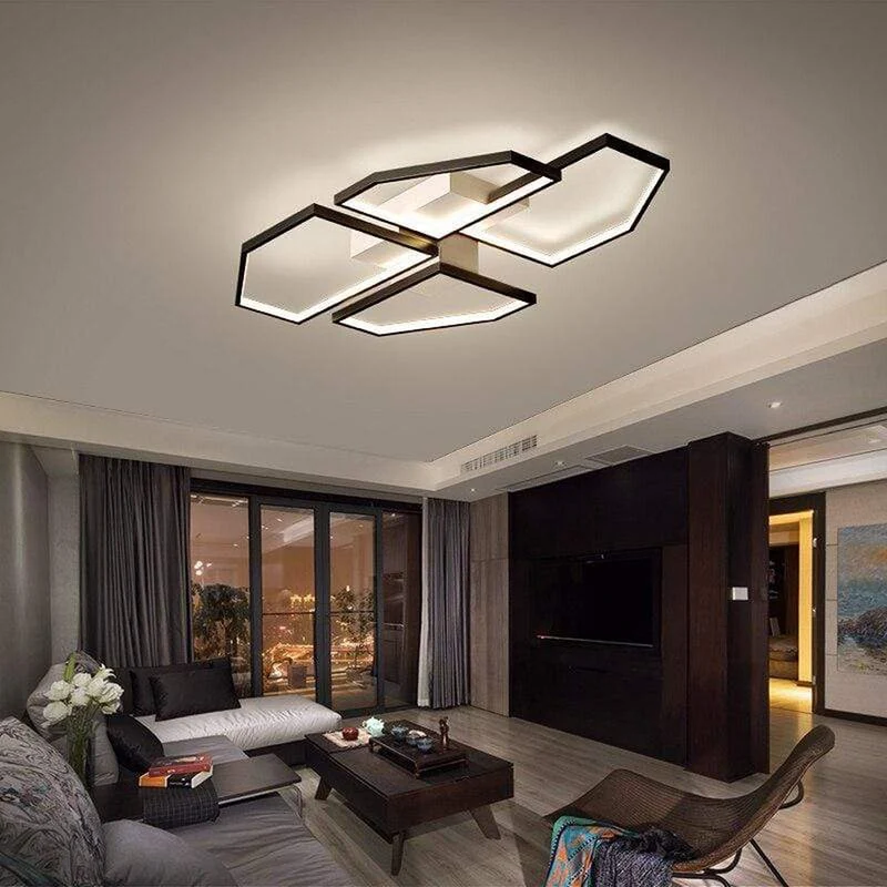 Lustre En Fer Noir