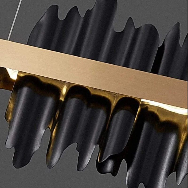 Lustre En Metal Noir
