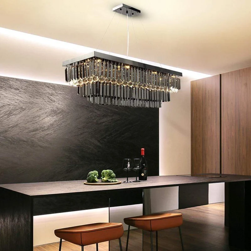 Lustre Cristal Noir