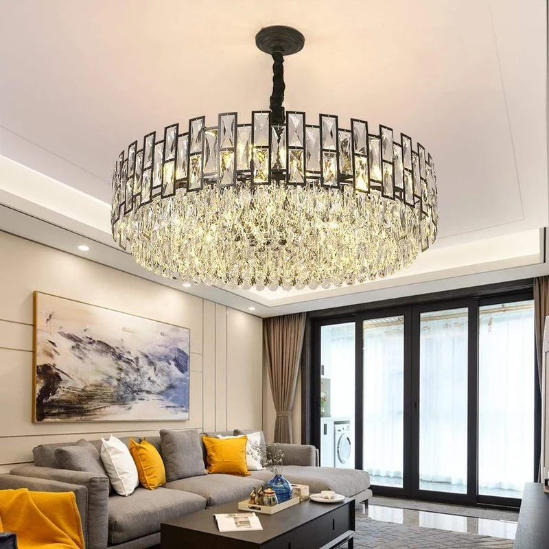 Lustre En Cristal Moderne