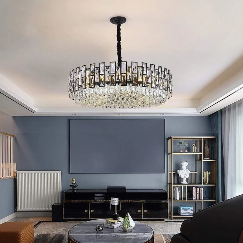 Lustre En Cristal Moderne