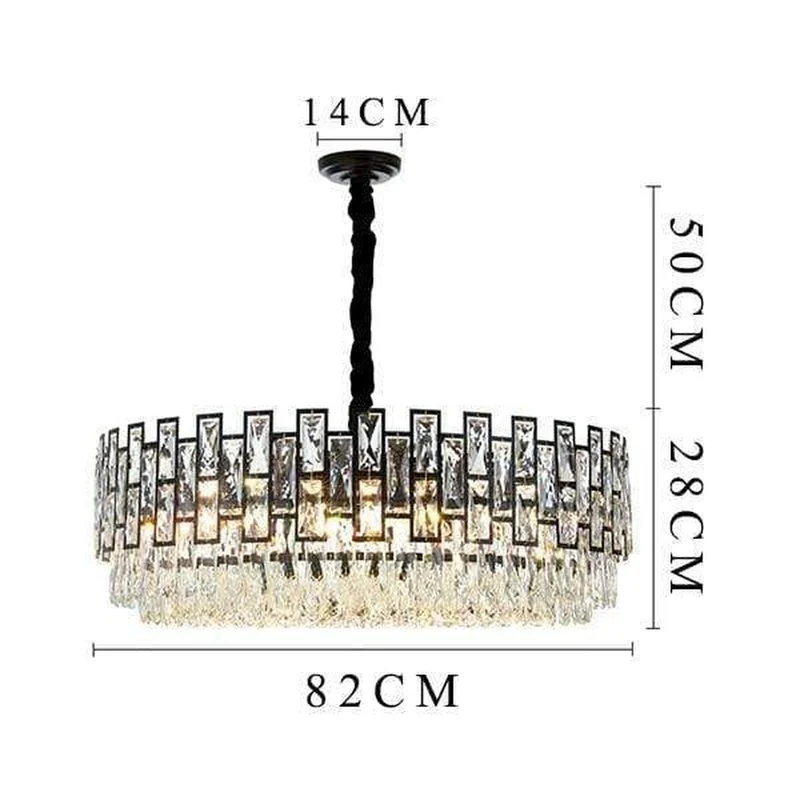 Lustre En Cristal Moderne