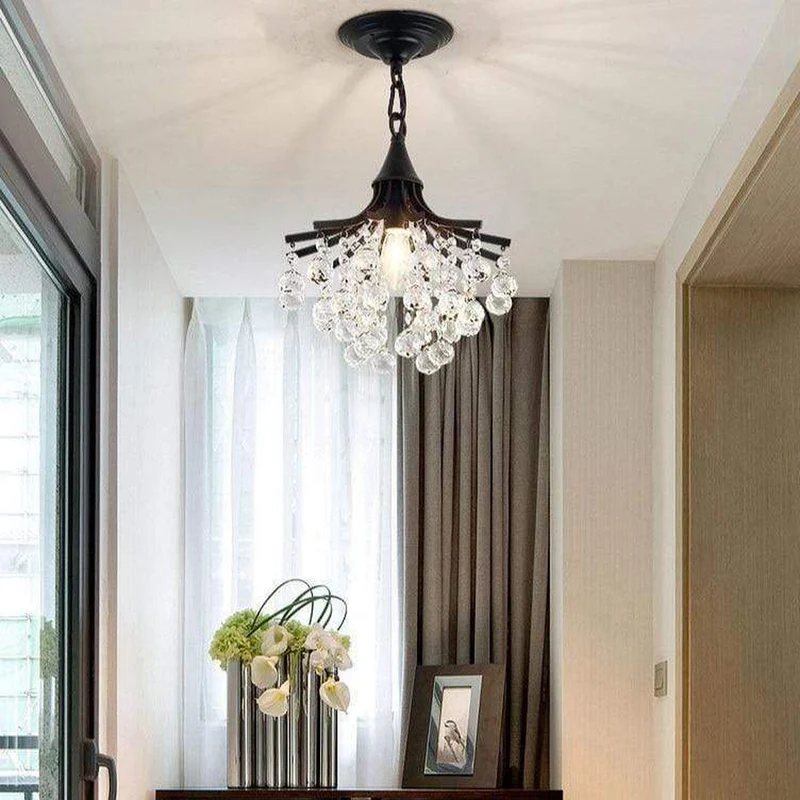 Lustre En Cristal Noir