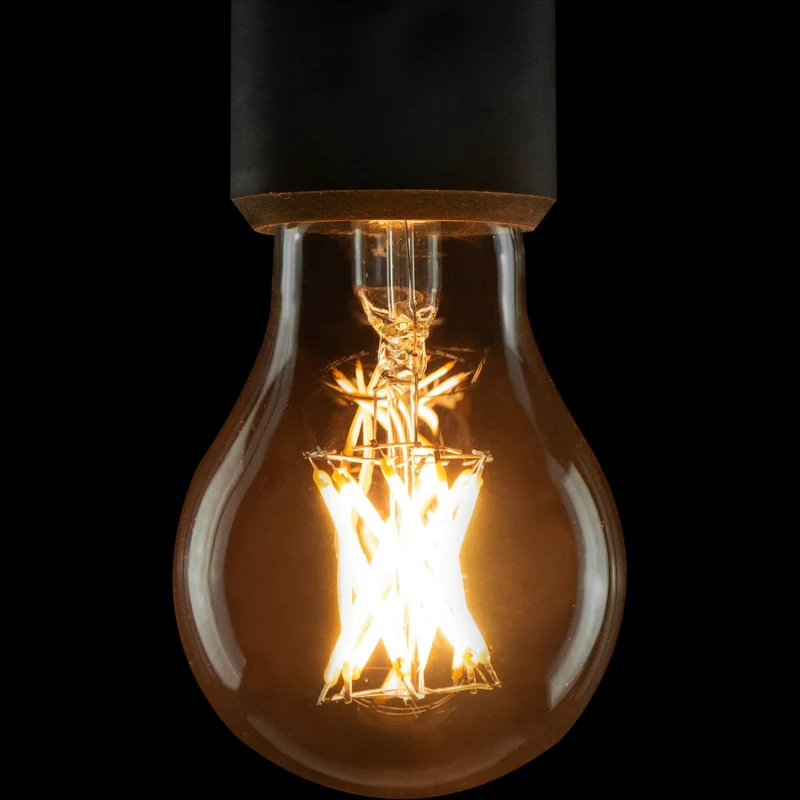 Segula Vintage LED Bulb E27 A60 Clear - 650lm 2700K - Dimmable