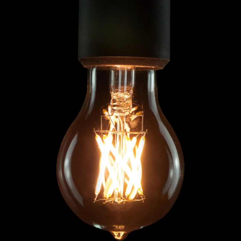 Segula Vintage LED Bulb E27 A60 Clear - 400lm 2200K - Dimmable