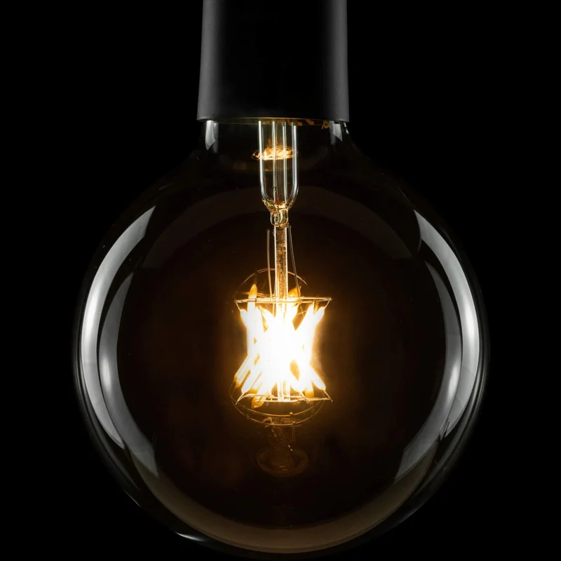 Segula Vintage LED Globe E27 G125 Clear - 650lm 2700K - Dimmable