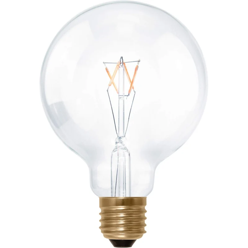 Segula Vintage LED Globe E27 G95 Clear - 260lm 2200K - Dimmable