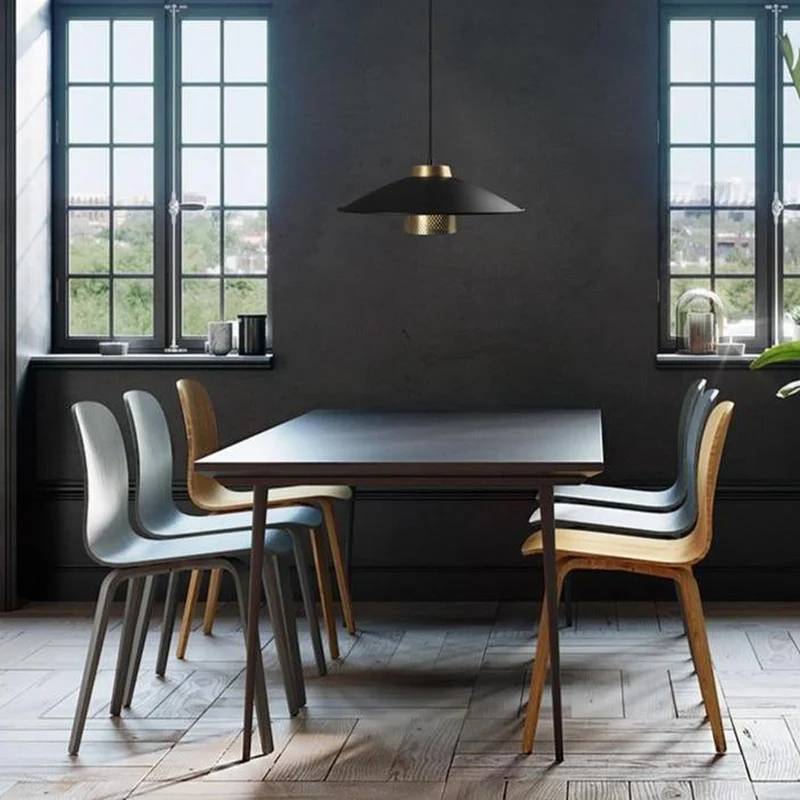 Lustre Salon Noir