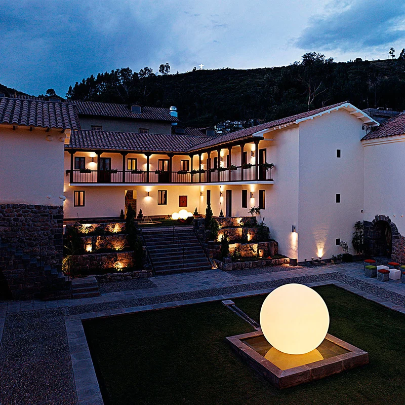 Slide Design Globo Outdoor floor lamp White - RGB Battery