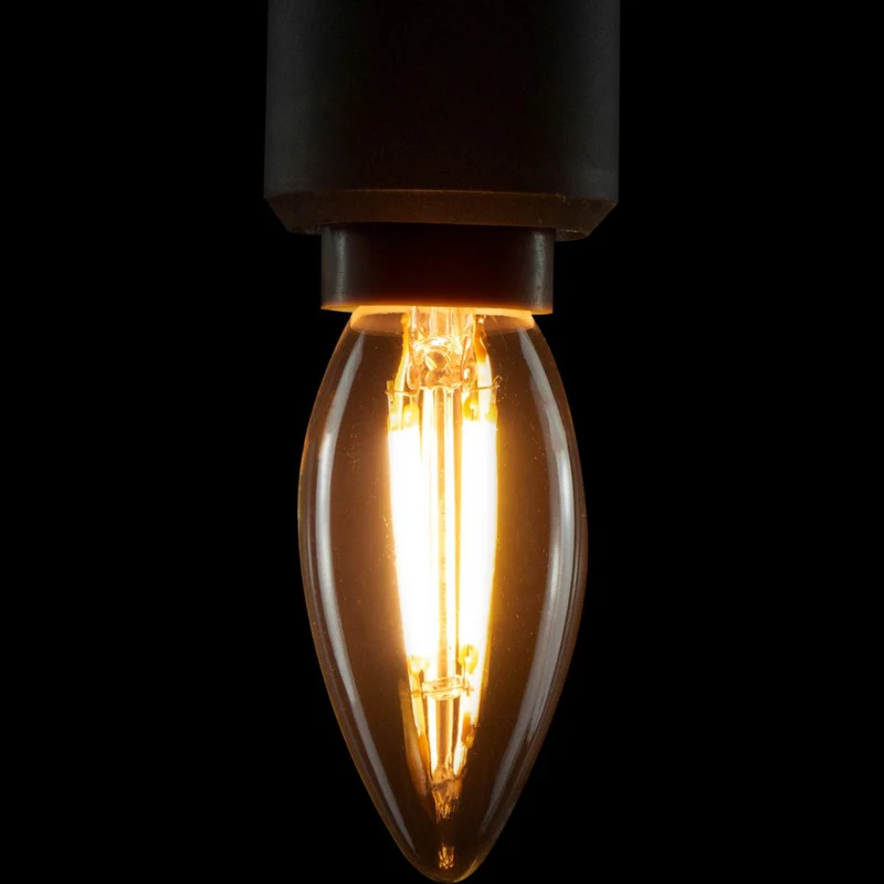 Segula Vintage LED Candle E14 B35 Clear - 270lm 2700K - Dimmable