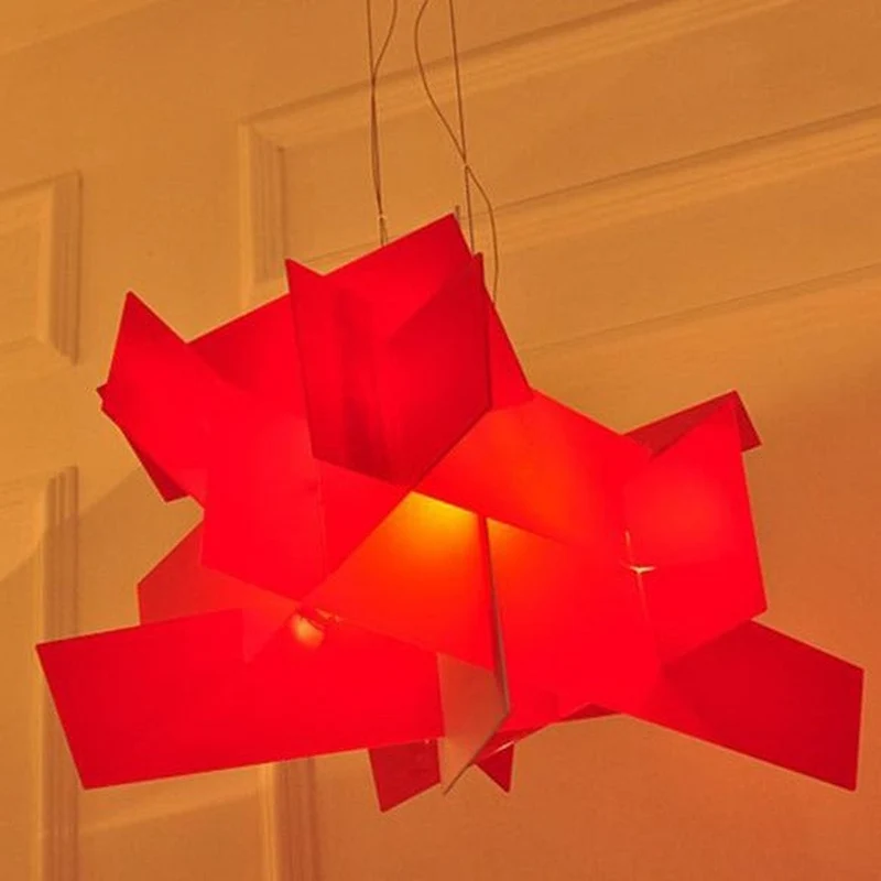 Lustre Suspension Rouge