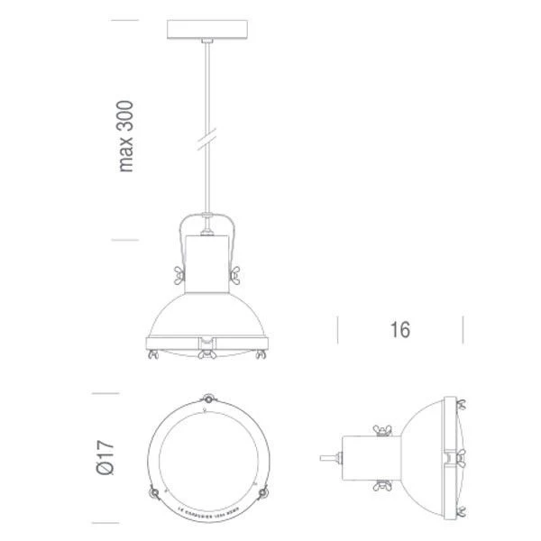 Nemo Projecteur 165 Pendant
