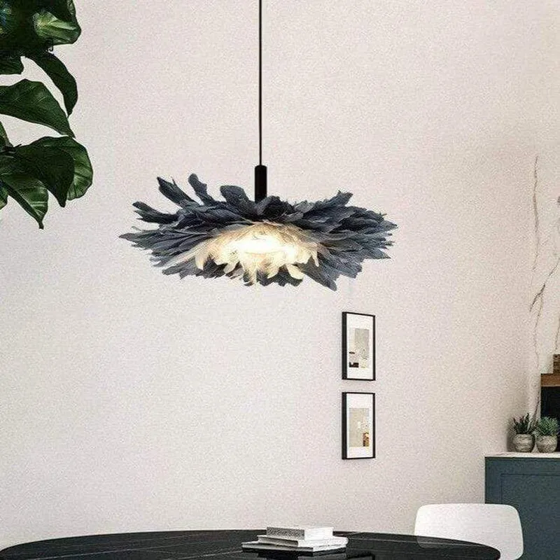 Lustre Plume Noir
