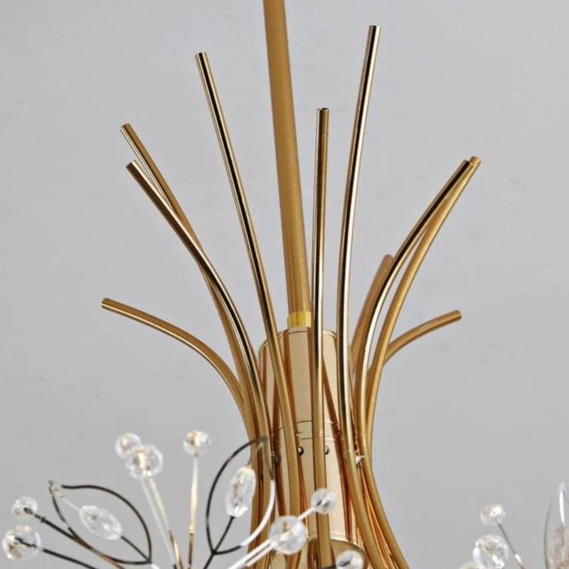 Lustre Métal Fleurs