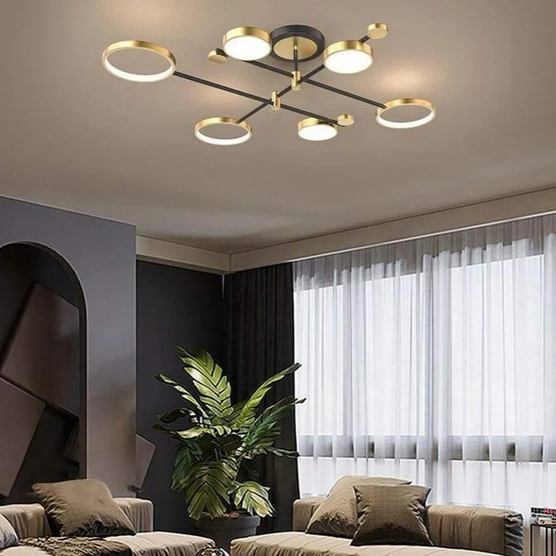 Lustre Noir Et Or