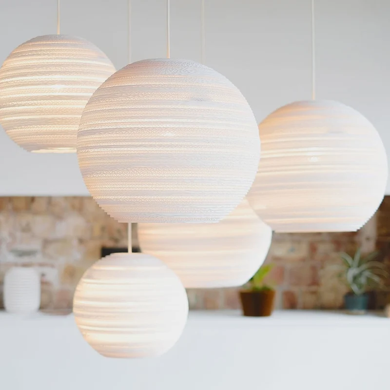 Graypants Scraplight Moon Pendant Lamp