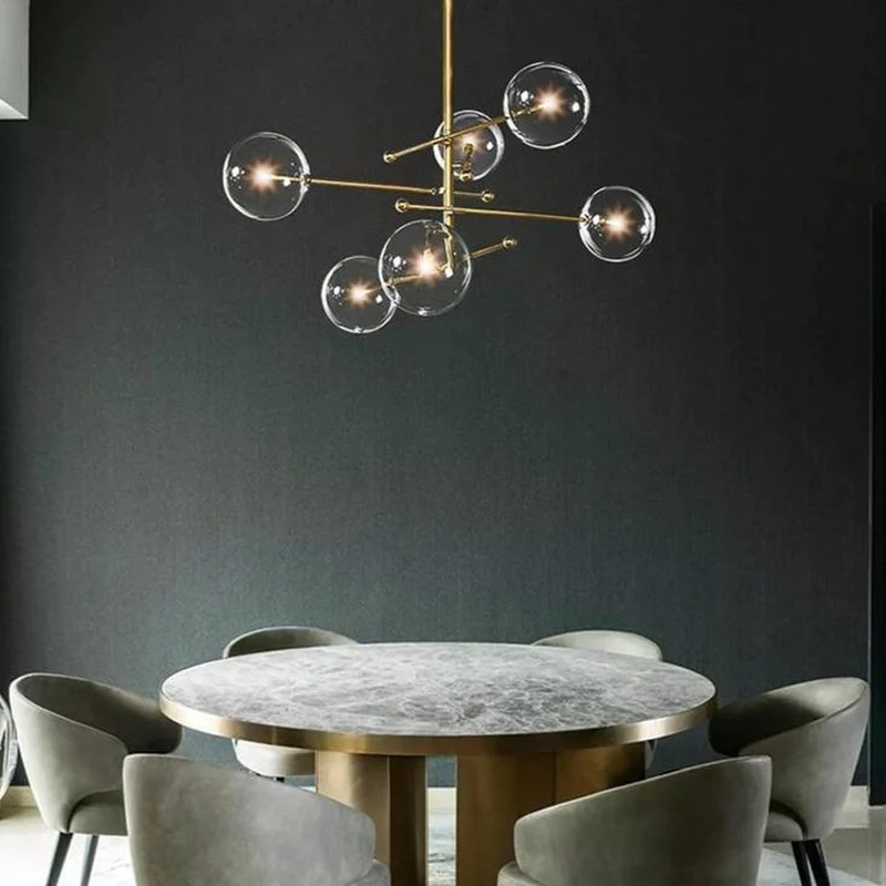 Grand Lustre Salon Moderne