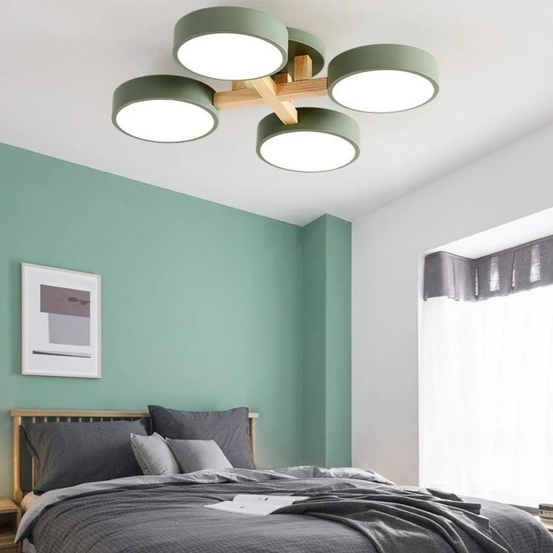 Lustre Bois Industriel