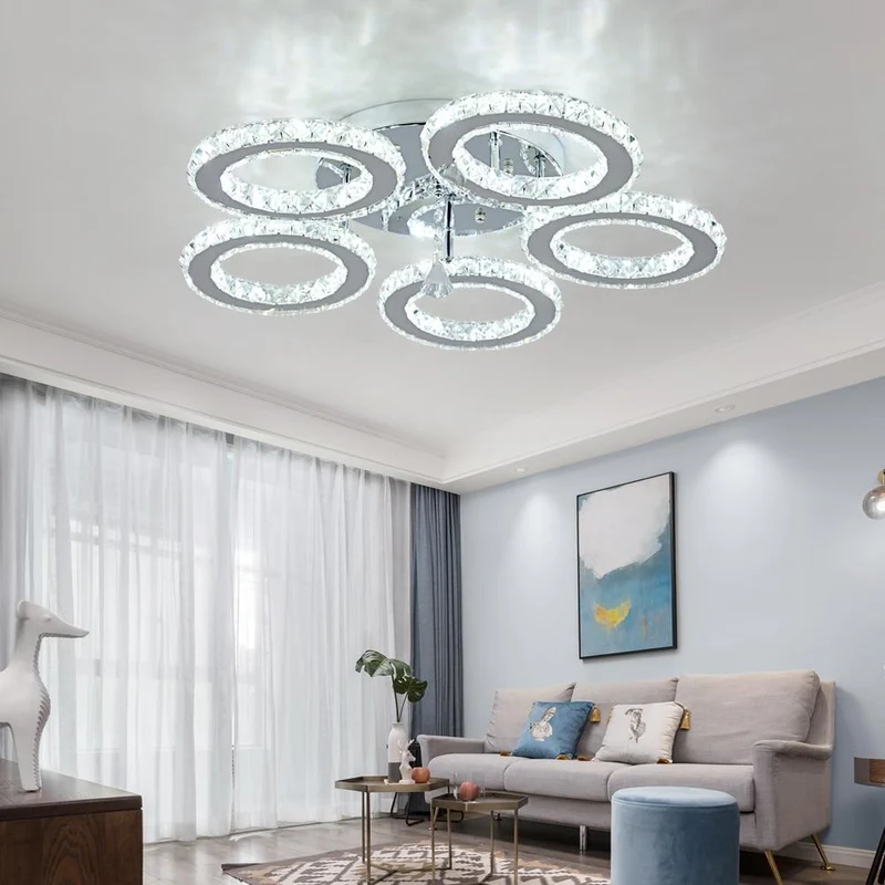 Lustre Moderne En Cristal
