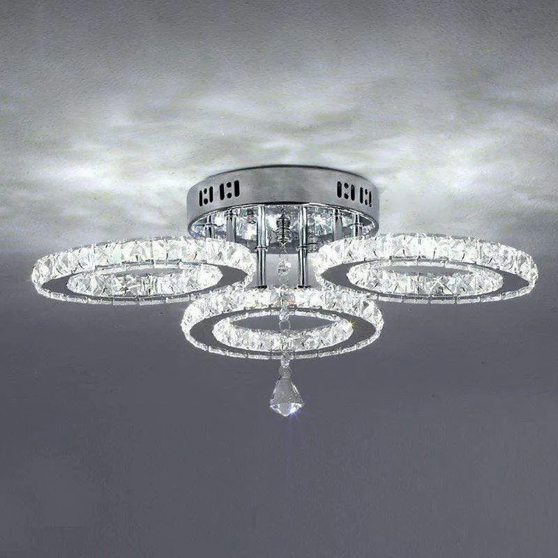 Lustre Moderne En Cristal