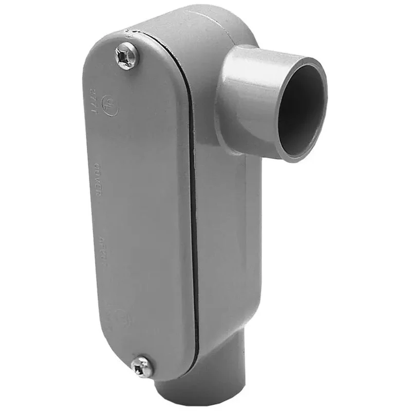 Heavy Duty PVC LL Conduit Bodies Half Inch Trade Size CSA Approved For Indoor Outdoor And Underground Burial No Sweat Install Slick Direction Changes Access Points Pro Grade Electrical Junction Covers 5 Pack Bundle