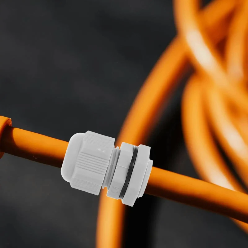 25 Pack Nylon Adjustable Cable Glands Waterproof Cord Grips Heavy Duty Joint Connectors 3-15mm Range Built Tough For Any Electrical Setup Weather Resistant Seal Locks Wires Tight Never Let Moisture In Your Badass Wire Protection Gear