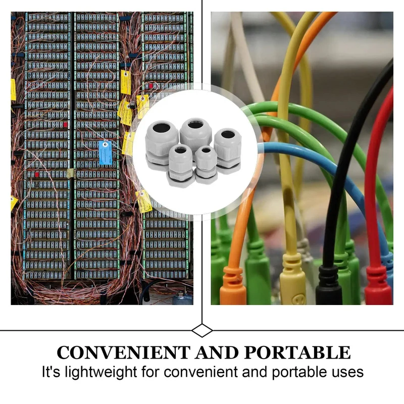 Heavy Duty Nylon Cable Gland Connectors 25 Piece Pack Hella Waterproof Adjustable Wire Strain Relief Grip Fits 3 Through 15 Mm Cable Badass Installation Real