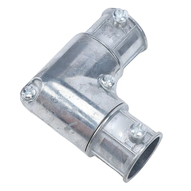 Heavy Duty EMT Conduit Fitting Three Quarter Inside Corner Pull Elbow 90 Degree Bend With No Sweat Installation For Seamless Electrical Wiring Layouts And Hassle Free Conduit Runs That Work Like A Charm