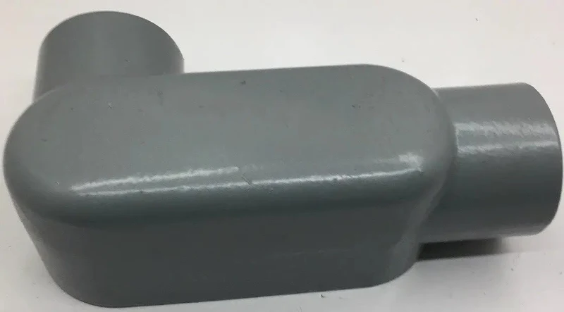 Heavy Duty Pro Grade 1.5 Inch Type LR Conduit Body For No Fuss Electrical Wiring And Smooth Directional Routing Layouts With Tight Seal Joints And Rock Solid Lead Wire Protection