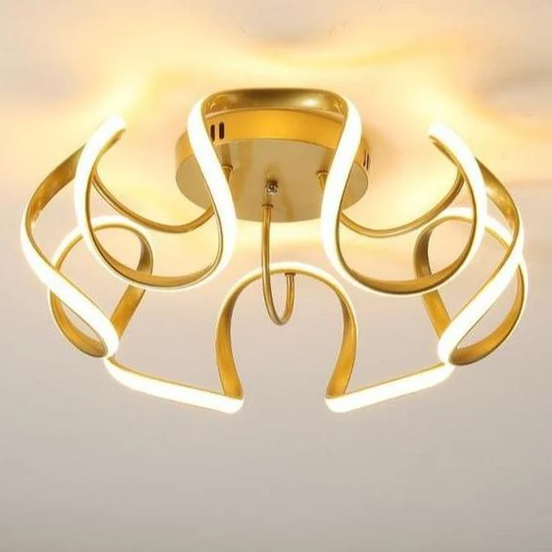 Lustre Suspension Doré