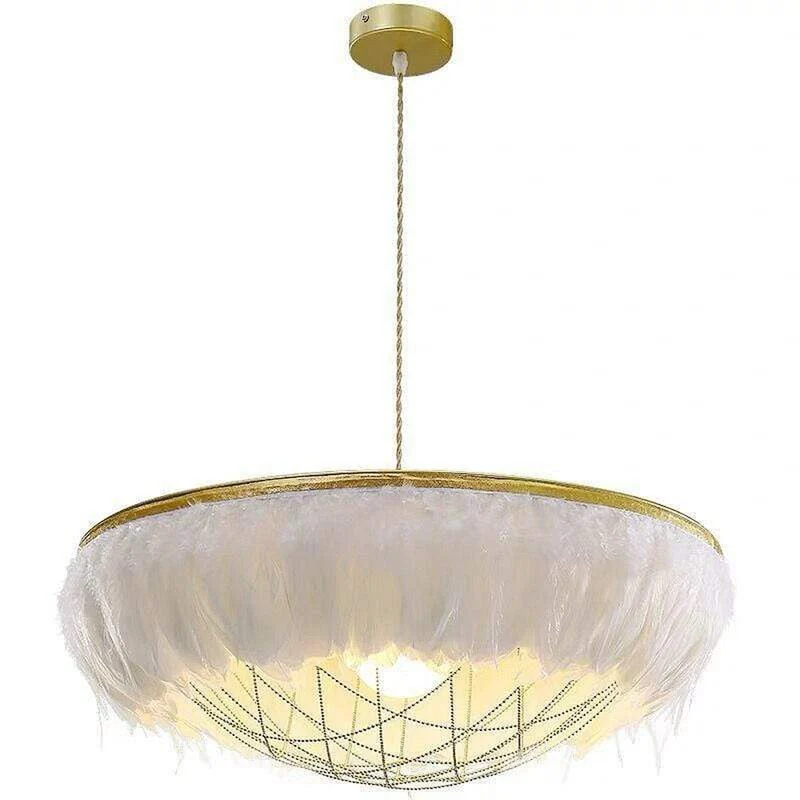 Lustre Plume Blanc