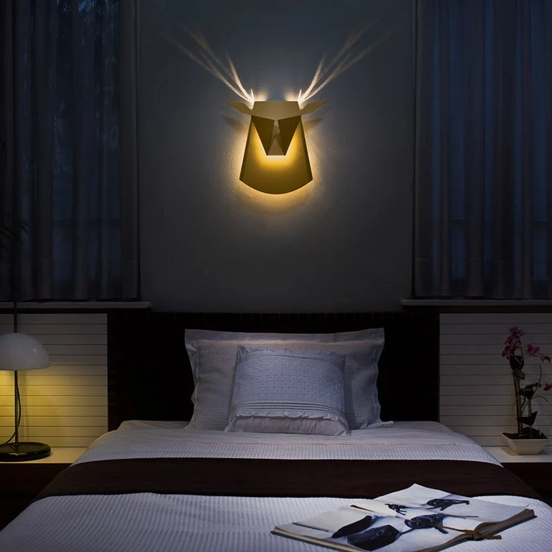 Popup Lighting Deer Head