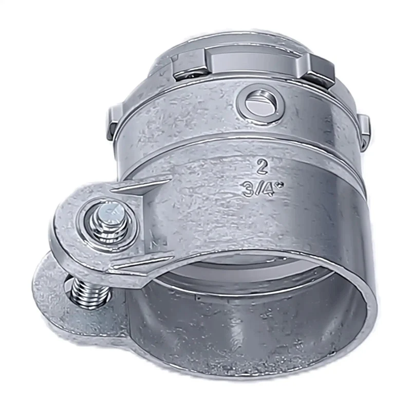 Top Tier Squeeze Connectors For Electrical Conduit Three Quarter Inch Zinc Alloy 20 Pack Features Push Fit Design Hard Core Grip And No Sweat Setup For Reliable Rigging Work