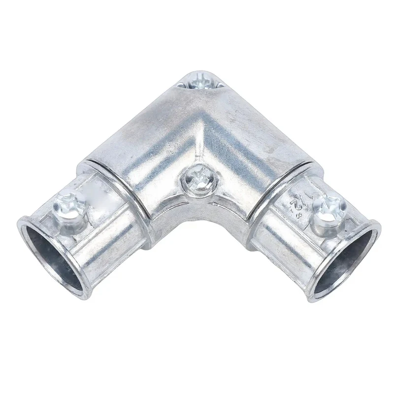 1/2 Inch 90 Degree Inside Corner Conduit Fitting Zinc Alloy Electrical Pull Elbow For EMT Wire Routing Tough As Nails Build No Sweat Install Around Tight Corners For RV And Job Site Projects