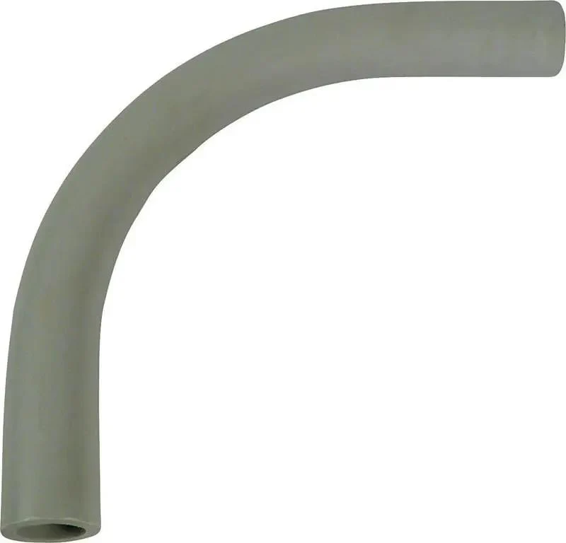 Top Shelf Heavy Duty Gray PVC 90 Degree Elbow For 1-1/2 Inch Schedule 40 Electrical Conduit Smooth Bore Corrosion Resistant No Sweat Install Nailed It Pro Grade Job Site Winner