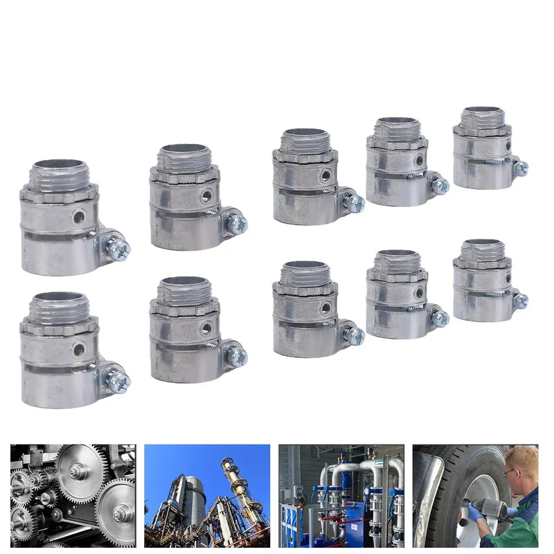 Hassle Free Squeeze Connectors 1/2 Inch Push In Fitting For Dry Indoor Projects No Sweat Wiring With Rock Solid Die Cast Zinc Alloy Reliable Fit For Conduit And Power Boxes Pack Of 20