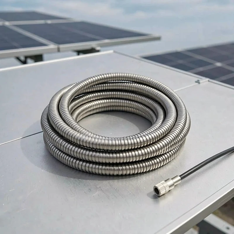 Top Notch Flexible Stainless Steel Wire Loom Sleeve For Heavy Duty Cable Management Easy Bend Rust Proof Electrical Conduit Guard With Killer Flex And Smooth 5 Mm Inner Diameter For Hot Rod And Truck Wiring Projects