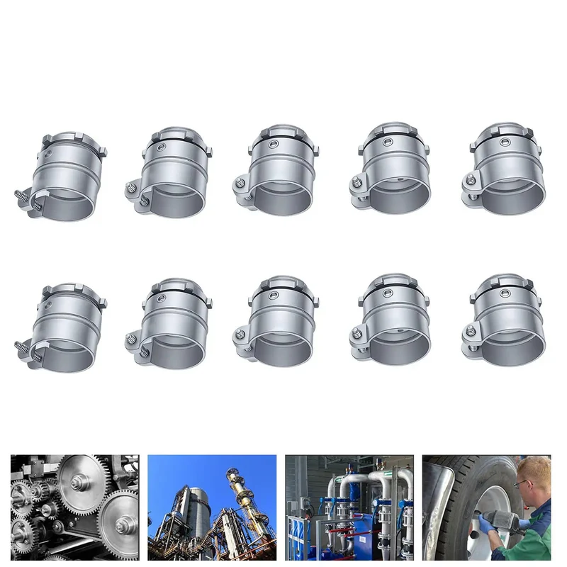 Heavy Duty 20 Piece 1 Inch Squeeze Conduit Connectors For Fmc Electrical Systems Die Cast Zinc Alloy With Reverse Locking Nut For Rock Solid Cable Seals And No Fuss Install