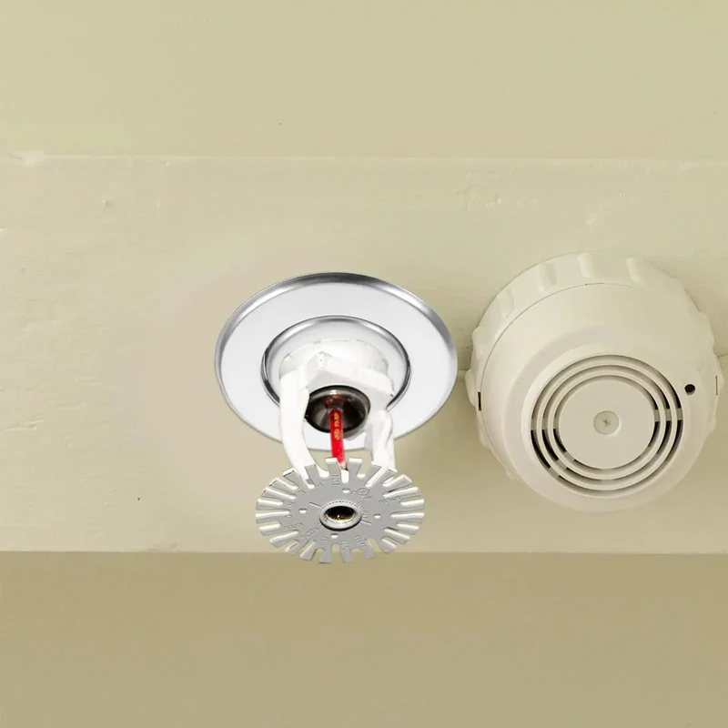 18 Piece Heavy Duty Metal Sprinkler Escutcheon Plates Ceiling Fire Sprinkler Trim Ring Covers Built Legit Heat Resistant No Fuss Setup Delivers Straight Up Premium Coverage Always
