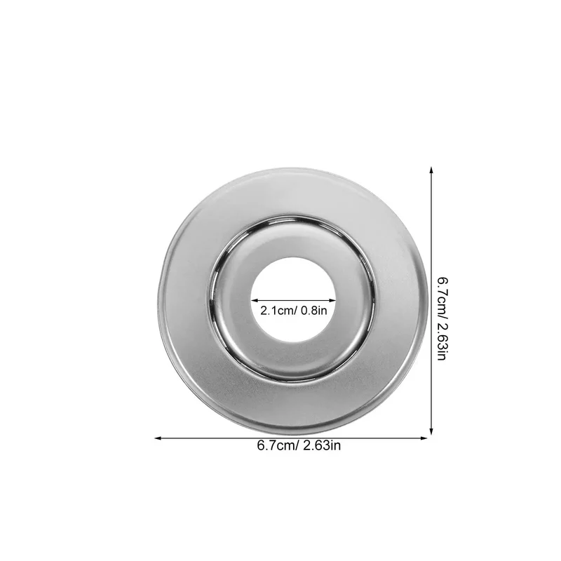 18 Pack Rock Solid Metal Fire Sprinkler Trim Rings Heavy Duty Escutcheon Plates Silver Dual Layer Heat Resistant Cup Covers Pro Grade Installation Hardware For Residential And Commercial Jobs