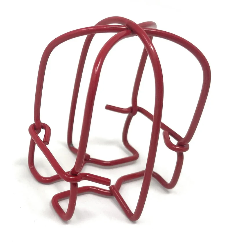 Red Metal Fire Sprinkler Head Guard Covers Tough As Nails Protection For Pendant Upright And Horizontal Heads 1/2 To 3/4 Inch Thread Pack Of Six Warehouse Impact Shields